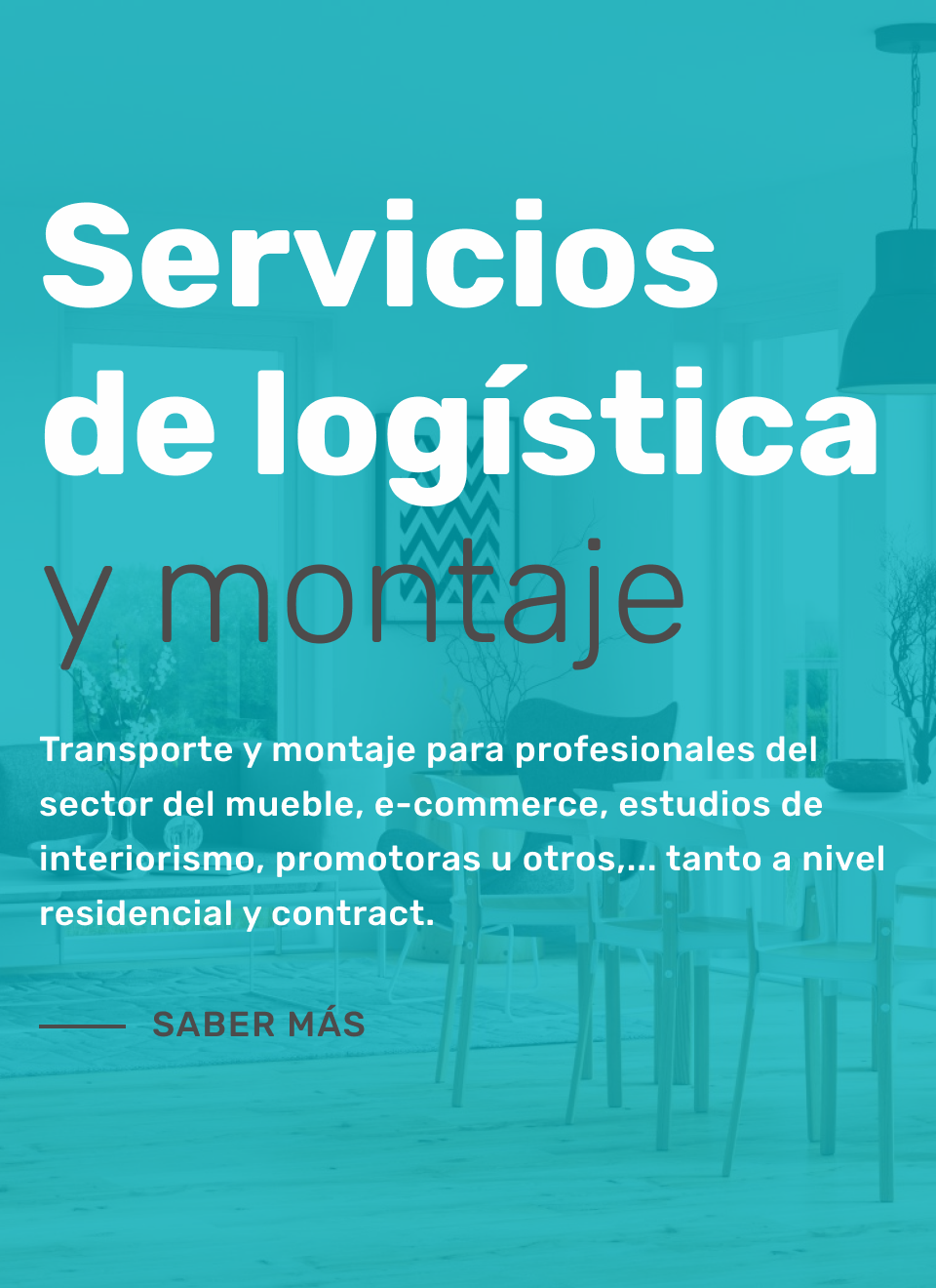 Logística y montaje de espacios Logística y montaje de espacios